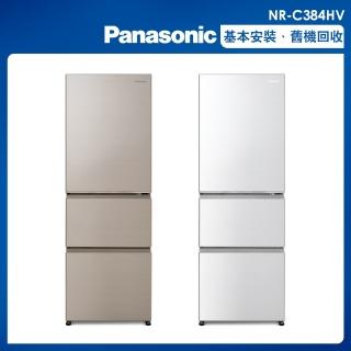 【Panasonic 國際牌】385公升一級能效無邊框鋼板系列右開三門變頻冰箱(NR-C384HV)