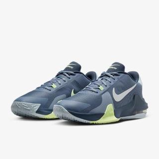 【NIKE 耐吉】籃球鞋 男鞋 運動鞋 包覆 緩震 AIR MAX IMPACT 4 灰藍 DM1124-402