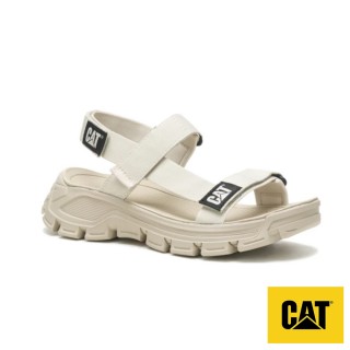 【CAT】PROGRESSOR WEB BOLD 戶外厚底涼鞋 女鞋(白)