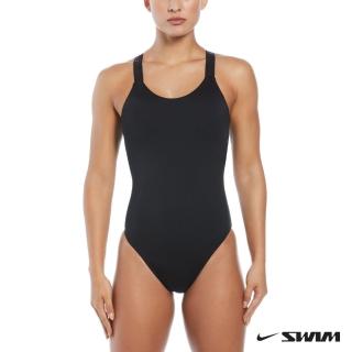 【NIKE 耐吉】SWIM 女泳裝 PREMIUM女性連身泳裝 黑 NESSE161-001(女連身)
