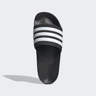 【adidas 愛迪達】ADILETTE SHOWER 拖鞋 男女 運動 情侶鞋 黑白(GZ5922 ∞)