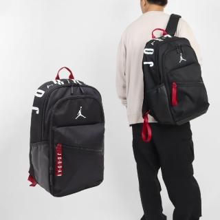 【NIKE 耐吉】後背包 Jordan Air Patrol Pack 黑 白 紅 15吋 大空間 背包 肩背包(JD2423002AD-001)