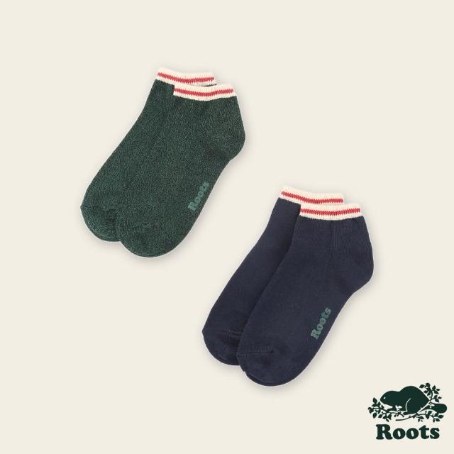 【Roots】Roots 配件- COTTON CABIN 船襪-2入組(深綠色)
