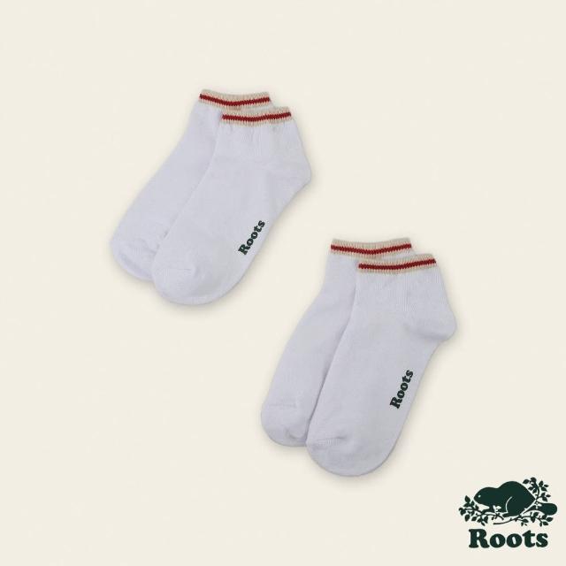 【Roots】Roots 配件- COTTON CABIN 船襪-2入組(白色)