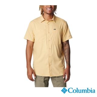 【Columbia 哥倫比亞 官方旗艦】男款-Silver Ridge超防曬UPF50快排長袖襯衫-黃色(UAE15170YL/IS)