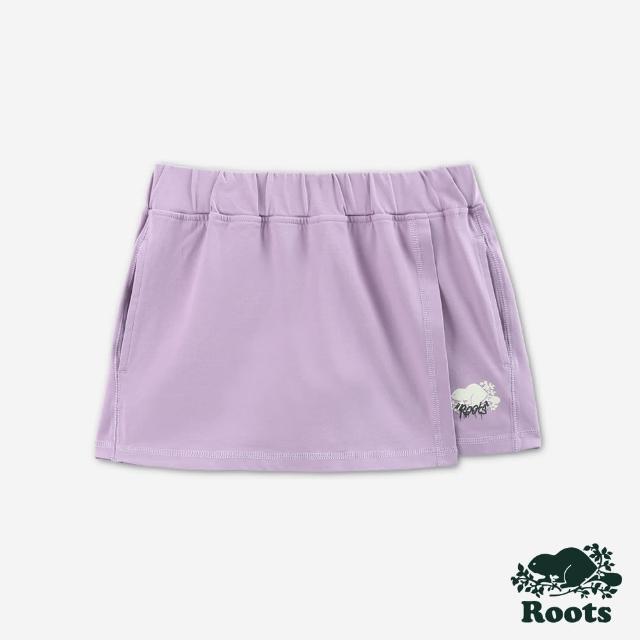 【Roots】Roots 大童- ROOTS GRAFFITI褲裙(紫色)