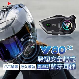 【聆翔】Y802X安全帽藍牙耳機 音樂版(摩托車耳機 IPX6防水 CVC降噪)