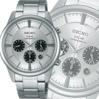 【SEIKO 精工】限量款 SOLAR太陽能/魯邦三世3號計時腕錶41㎜-加高級錶盒 SK004(SBPY043J1/V175-0AG0S)