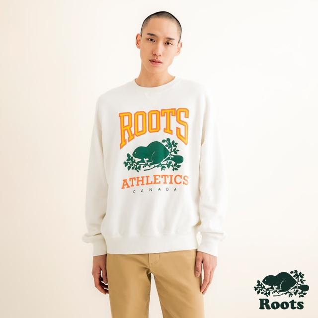 【Roots】Roots 男女共款- RBA REISSUE圓領上衣(白色)