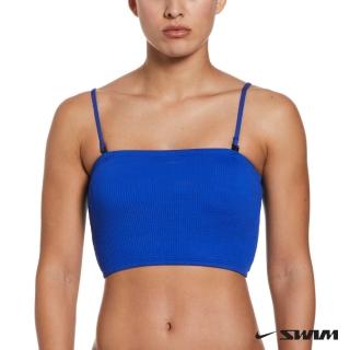 【NIKE 耐吉】SWIM 女泳裝 比基尼 上衣 運動 NIKE EXPLORE 藍 NESSD232-418