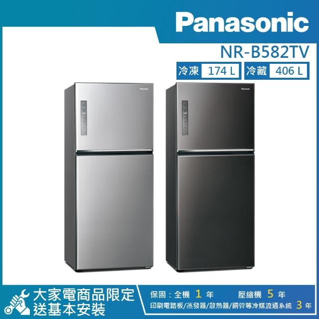 【Panasonic 國際牌】580公升 一級能效智慧節能右開雙門冰箱(NR-B582TV)