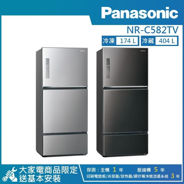 【Panasonic 國際牌】578公升 一級能效智慧節能右開三門冰箱(NR-C582TV)
