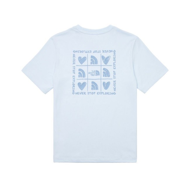 【The North Face】TNF 短袖上衣 休閒 U MFO V-DAY S/S TEE - AP 男女 藍(NF0A8AUUO0R)