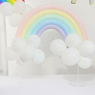 派對佈置馬卡龍彩虹氣球1組(生日氣球 派對布置 兒童節 畢業 教室 裝飾 布置)