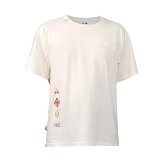 【PUMA】男流行系列PRAIRIE RESORT短袖T恤-亞規 寬版 休閒 上衣 米白(62687055)