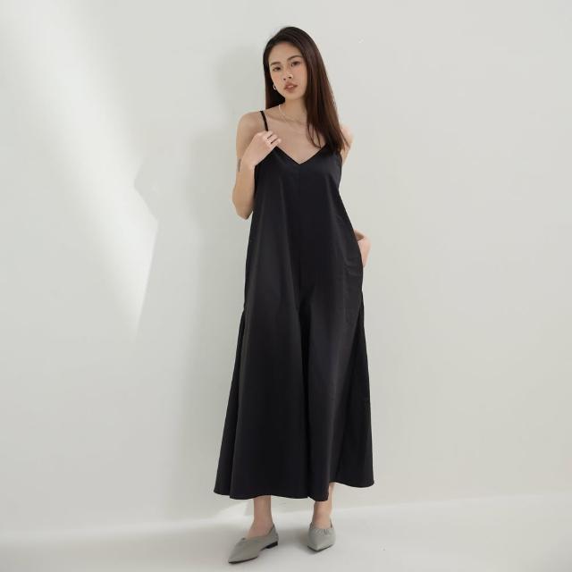 【Line-up wears】韓國優雅設計質感魚尾連身裙(正韓細肩帶連身裙)