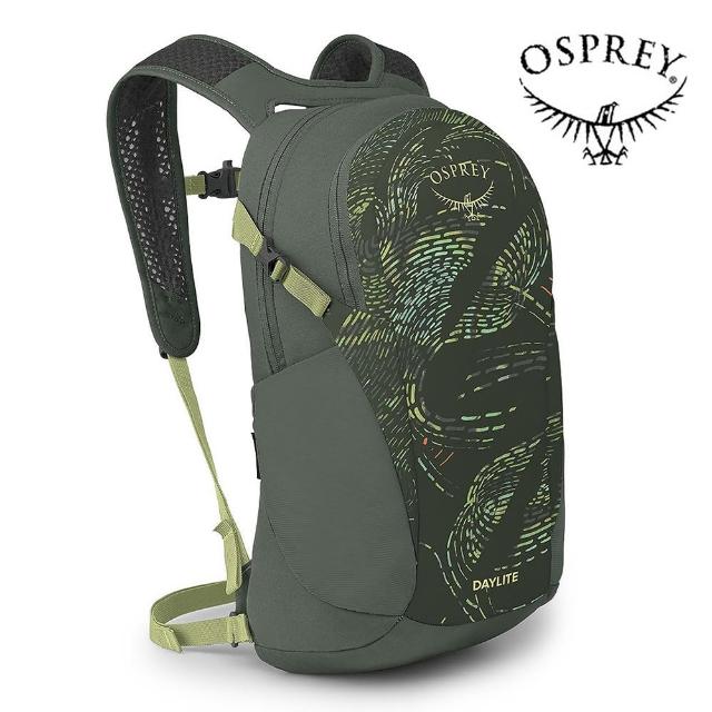 【Osprey】Daylite 13 輕便多功能背包 藤蔓印花(日常背包 旅行背包 休閒後背包 運動背包)