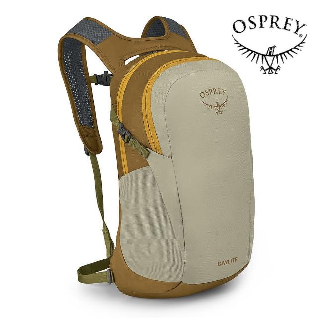 【Osprey】Daylite 13 輕便多功能背包 草地灰/土棕(日常背包 旅行背包 休閒後背包 運動背包)