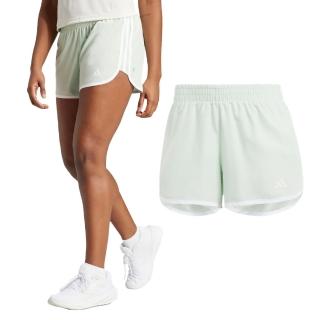 【adidas 愛迪達】M20 Short 女款 綠色 中腰 舒適 運動 慢跑 訓練 吸濕排汗 短褲 IN1582