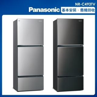 【Panasonic 國際牌】496公升一級能效無邊框鋼板系列右開三門變頻冰箱(NR-C493TV)