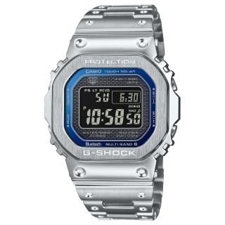 【CASIO 卡西歐】G-SHOCK 方形金屬電子錶(GMW-B5000D-2)