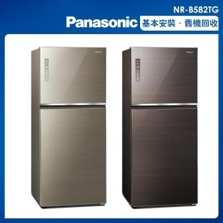 【Panasonic 國際牌】580公升一級能效無邊框玻璃系列右開雙門變頻冰箱(NR-B582TG)