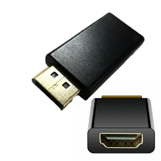 【Ainmax 艾買氏】HDMI Displayport DP HDMI 轉接器(隨機出貨 1入出貨)