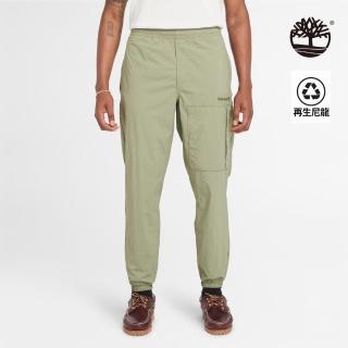 【Timberland】男款灰綠色抗UV快乾可收納長褲(A5XG3590)