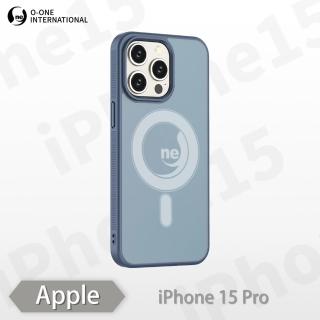 【o-one】Apple iPhone 15 Pro O-ONE MAG軍功II磨砂磁吸防摔殼