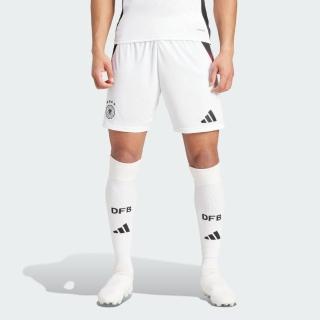 【adidas 愛迪達】德國隊 主場短褲(IP8151 男款 運動短褲 足球短褲 吸濕排汗 白)