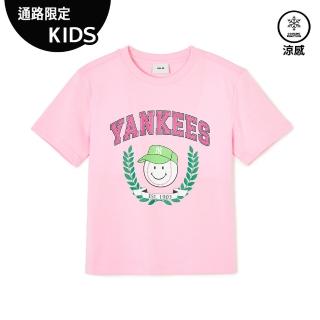 【MLB】KIDS 短袖T恤 童裝 Green Play系列 紐約洋基隊(7ATSE0143-50PKS)