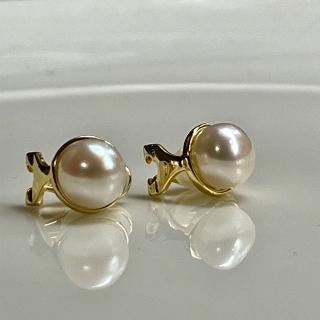 【KARAT】天然珍珠 9-10 MM 夾式耳環