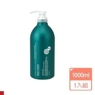 【日本 熊野】Salon Link 胺基酸 柔順彈性 二合一洗髮精 1000ml 深綠