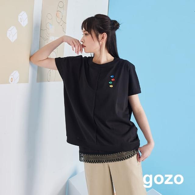 【gozo】gozo小房子出芽連袖T恤(兩色)