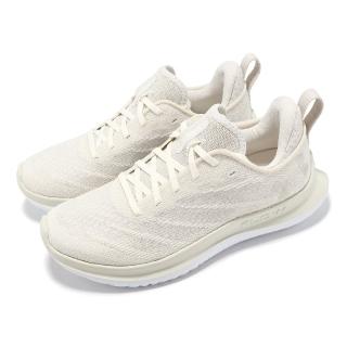 【UNDER ARMOUR】慢跑鞋 Velociti 3 Breeze 女鞋 白 米白 網布 輕量 緩衝 運動鞋 UA(3027521301)