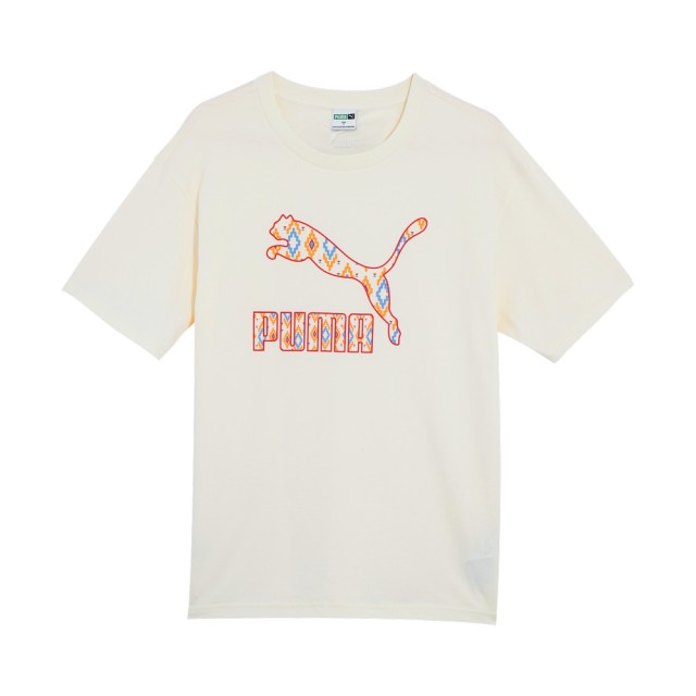 【PUMA】Prairie Resort 短袖上衣 男 流行系列 T恤 運動 休閒 米色(62686955 ∞)