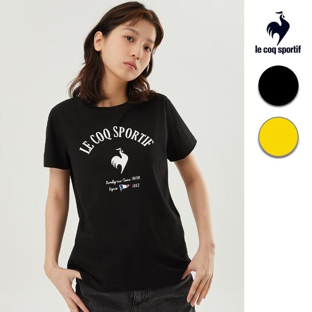 【LE COQ SPORTIF 公雞】休閒潮流短袖T恤 男女款-2色-LKT23202
