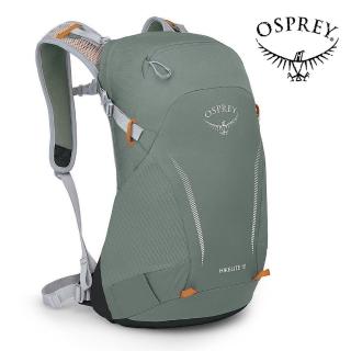 【Osprey】Hikelite 18 輕量網架背包 松葉綠(健行背包 運動後背包 多功能旅行背包)