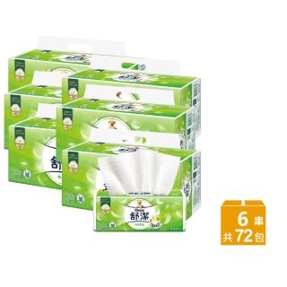 【Kleenex 舒潔】6串-棉柔舒適抽取衛生紙(100抽x12包*6串/共72包)
