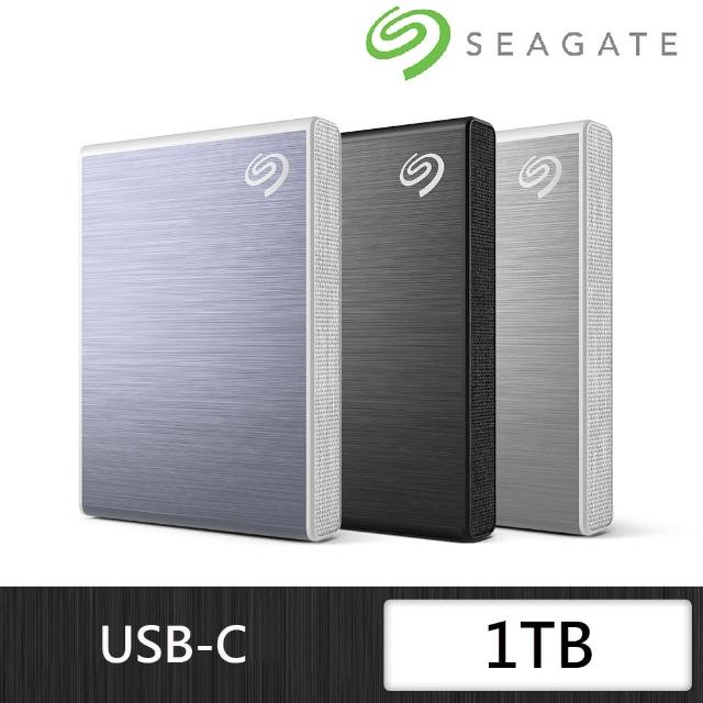 【SEAGATE 希捷】One Touch SSD 1TB 外接式固態硬碟(極夜黑/星鑽銀/冰川藍)