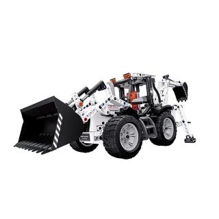 【ONEBOT】組合式推土工程車/推土機/礦場砂石車/積木玩具(仿真/高挑戰性/14歲以上)