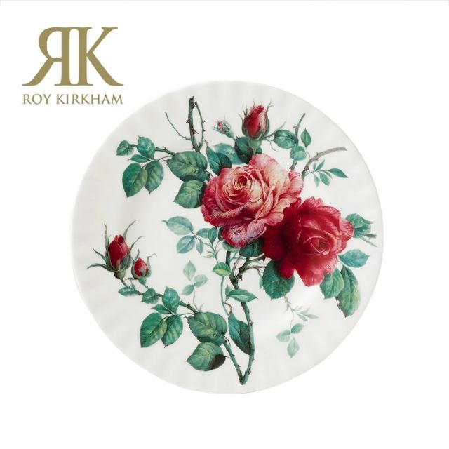 【英國ROY KIRKHAM】English Rose英倫玫瑰系列 20CM骨瓷點心盤(英國製造進口)