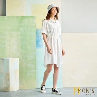 【MON’S】造型口袋抽繩兩穿洋裝