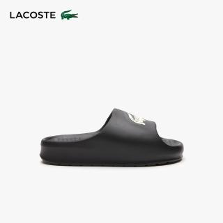 【LACOSTE】女鞋-Lacoste Croco 2.0 Evo 拖鞋(黑色)