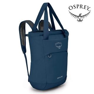 【Osprey】Daylite Tote Pack 20L 托特包 海浪藍(單肩包 肩背包 後背包 手提包)