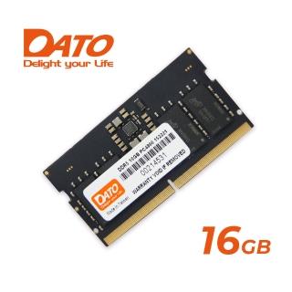 【DATO 達多】DDR5 4800 16GB 筆記型記憶體(DT16G5DSDND48)
