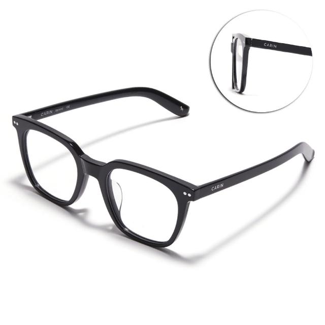【CARIN】方框膠框光學眼鏡 NewJeans代言(黑#RAMS S C1)