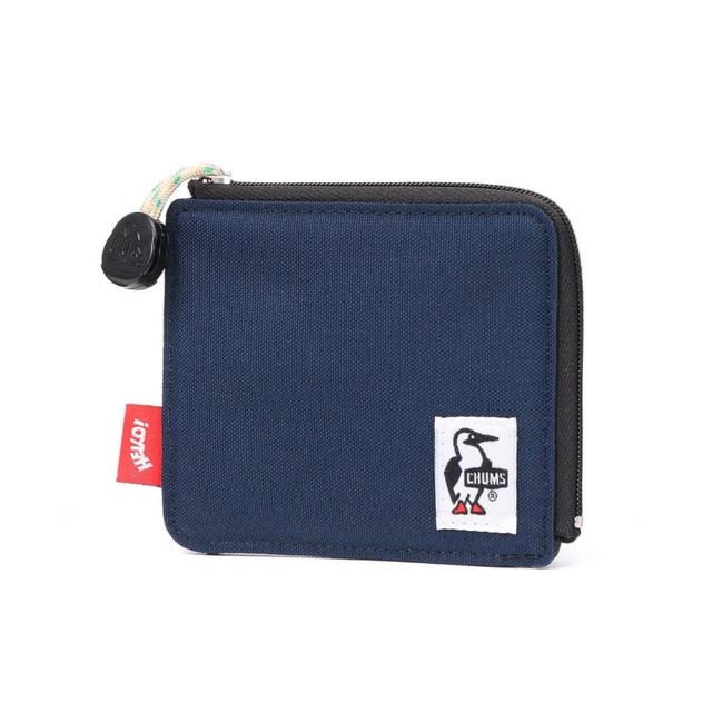 【CHUMS】CHUMS 休閒 男女 Recycle L-Shaped Zip WalletL型零錢包  深藍(CH603757N001)