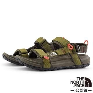 【The North Face】男 Explore Camp 機能抗菌水陸兩用涼鞋.拖鞋.溯溪鞋(8A8X-V2I 綠 N)