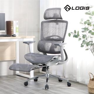 【LOGIS】銀幻勁戰PRO透氣全網椅(電腦椅 辦公椅)